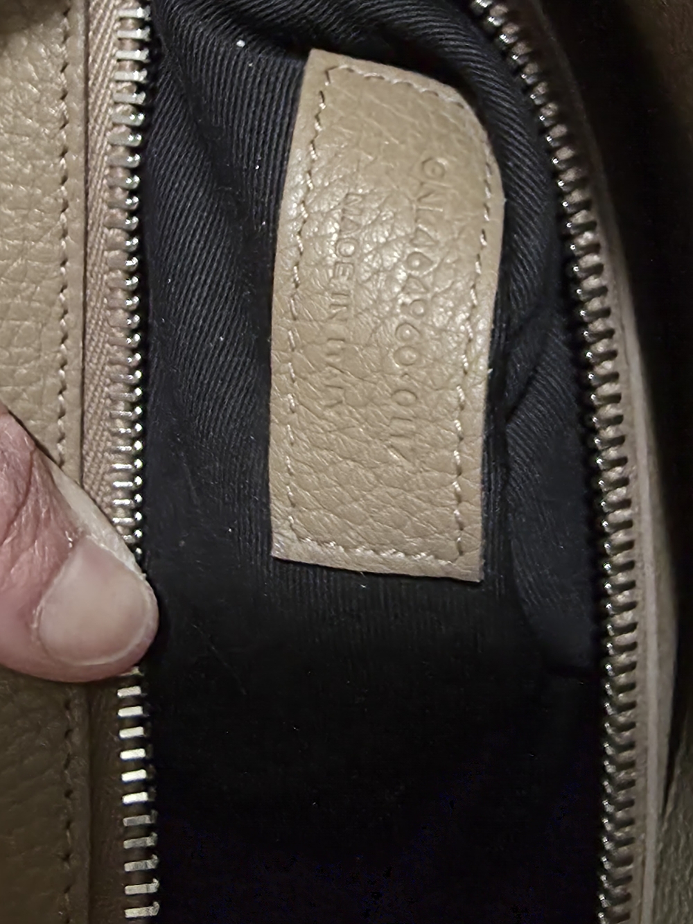 Saint Laurent Taupe Leather Tote Bag - Picture 15 of 16